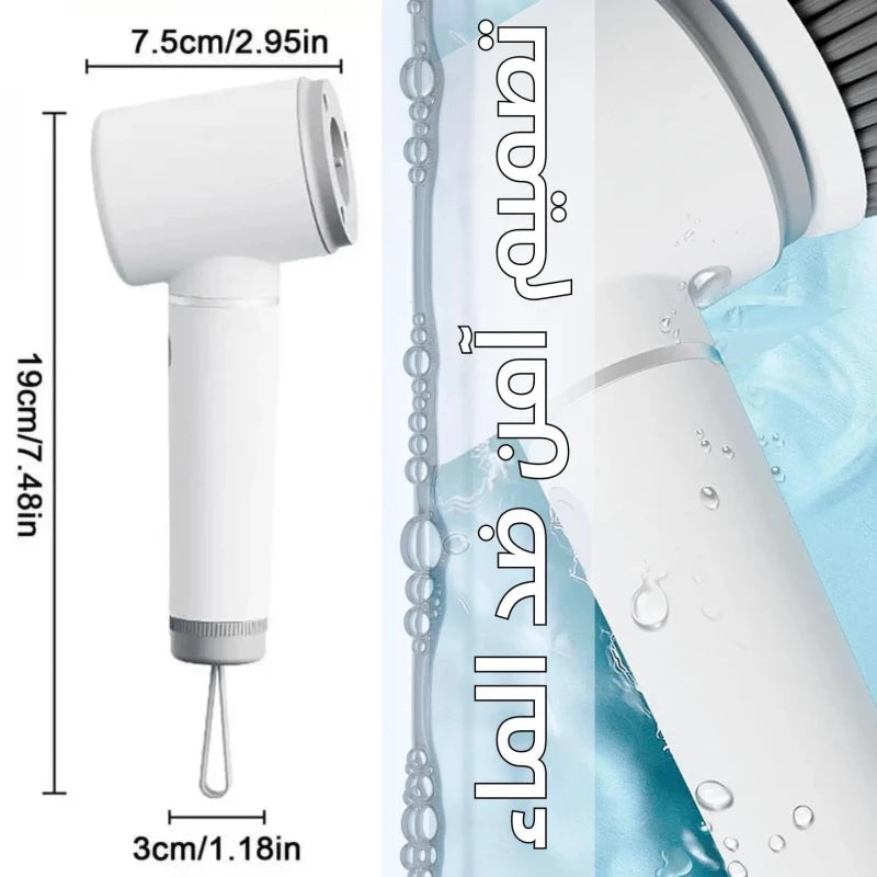 فرشاة تنظيف كهربائة قابلة للشحن دوران °360