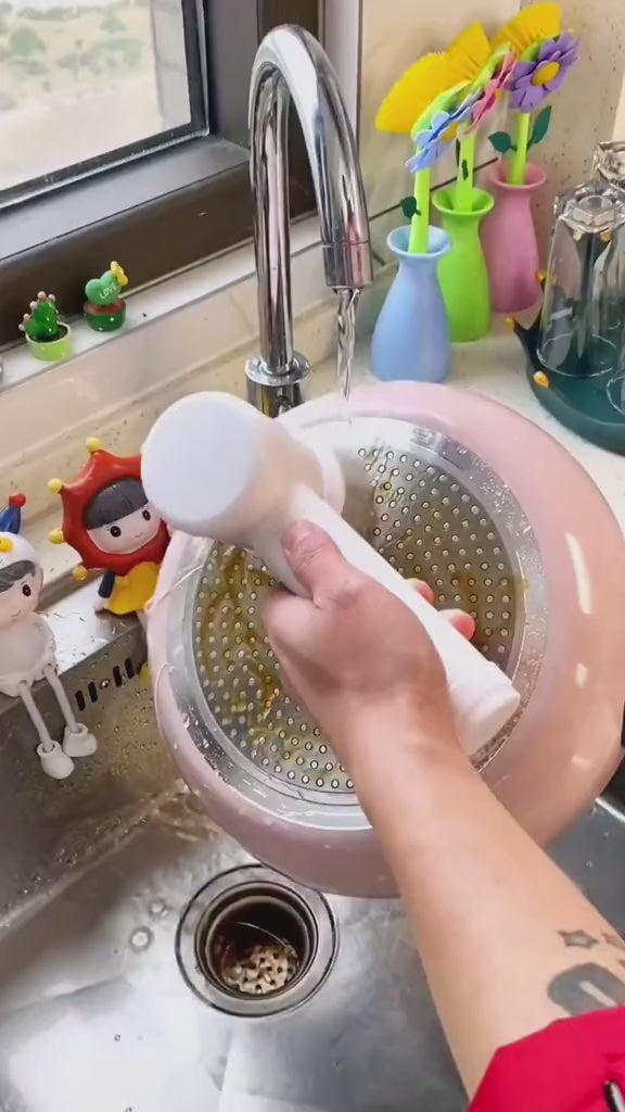 فرشاة تنظيف كهربائة قابلة للشحن دوران °360